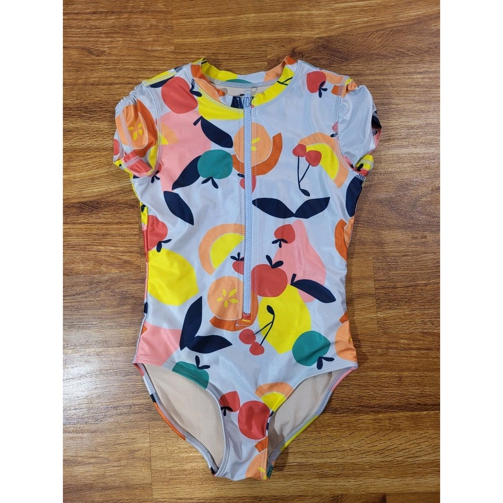 tea collection fruit rashguard bathingsuit Size 8